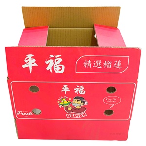 Boîte en carton ondulé 5 couches étanche double face OEM/ODM pour durian, épaisseur 5 mm, boîtes à fentes en matériaux recyclés, taille 45*41*21 cm, transport aérien - Product Image 2