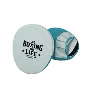 Top Quality New Design Custom Made Logo Printed Muay Thai Kickboxing Training <b>Focus</b> <b>Pads</b> Curved Padding Genuine Leather Unisex - Product Image 3