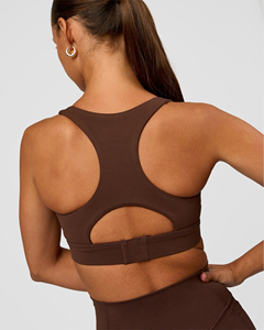Ensemble de sous-vêtements en coton pour le fitness, sous-vêtements respirants confortables pour femmes à taille mi-haute, soutien-gorge de sport très élastique pour filles dynamiques - Product Image 2