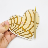Dernière conception : Plateau pour extensions de cils en verre acrylique, motifs Cœur, Carré, Fleur, écologique, imperméable, durable, portable, outil long pour cils