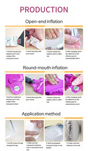 Birthday Party <b>Balloon</b> Set Foil Star Heart Moon Confetti Garland <b>Decoration</b> - Product Image 6