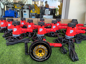 เครื่องเจียรคอนกรีตแบบมือถือ SF150 สำหรับงานอุตสาหกรรม กำลังไฟ 1500 วัตต์ มอเตอร์ไร้แปรงถ่าน ปรับความเร็วได้ ใช้สำหรับขัดผนังและพื้น ใช้ไฟ 220 โวลต์ - Product Image 5