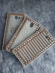 Funda de Teléfono Hecha a Mano con Diseño de Pez en Relieve y Cuentas, Color Azul, Material de PP y Tela, Peso 80g, Rectangular - Product Image 1