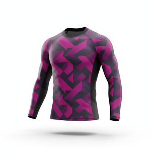 Camiseta Deportiva Ecológica 100% Algodón para Hombre, Compresión Elástica, Transpirable, Secado Rápido, UPF50, Antibacteriana, para Gimnasio - Product Image 1