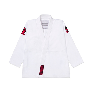 Kimono de Jiu Jitsu Brasileño de Primera Calidad, Blanco, Transpirable, Duradero, de Secado Rápido, Corte Holgado, 100% Algodón, Uniforme de Artes Marciales - Product Image 1