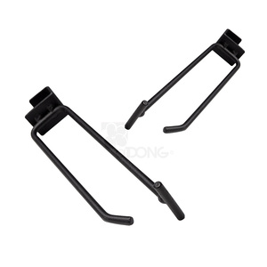 Crochets de présentation métalliques légers pour grille murale, crochets de suspension pour magasin de détail, revêtement poudré, personnalisation OEM disponible ADONG A23 - Product Image 1