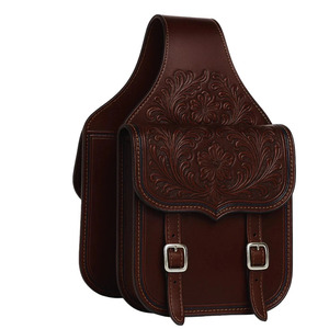 EquiElite Exports EQ-S201 Bolsa de Silla de Montar Western para Carreras de Barriles, 100% Cuero de Búfalo, Herrajes de Acero/Latón, Color Personalizado - Product Image 2
