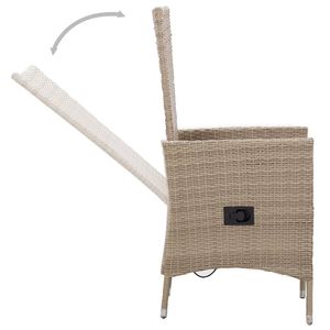 Conjunto de Comedor para Jardín en Color Beige - Product Image 5