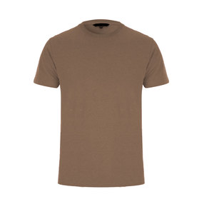 Été/Printemps Coton Polyester Solide Vente en Gros T-shirts Pas Cher Poids Lourd Hommes Casual Col Ras Du Cou Interlock T-shirts Fabriqué au Bangladesh - Product Image 2
