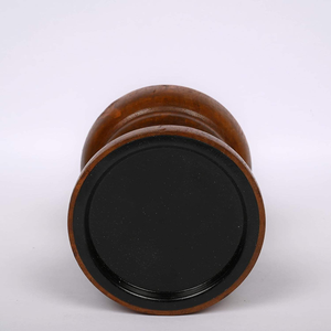 ที่ใส่เทียนไม้ธรรมชาติรักษ์โลก ดีไซน์วินเทจ/คลาสสิก ผิวขัดเงา สำหรับตกแต่งบ้าน โดย MULTI CRAFT - Product Image 2