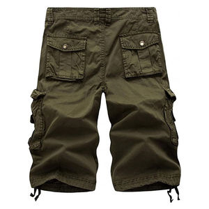 Nouveaux shorts cargo pour hommes, style streetwear, coupe slim, multi-poches, en toile imperméable et respirante, décontractés, été, vente en gros - Product Image 2
