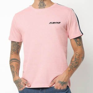 T-shirt en coton à imprimé graphique pour homme, coupe ample, manches courtes, style décontracté urbain, t-shirt en coton personnalisé de qualité supérieure pour homme - Product Image 1