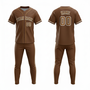 Conjunto de Uniforme de Béisbol Personalizado, Jersey y Pantalones Sublimados, Transpirables, de Poliéster, para Entrenamiento y Partidos de Equipo - Product Image 6