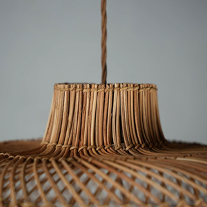โคมไฟเพดานทรงกรวยหวายสานทำมือ ยี่ห้อ NhatMinh เคลือบสีฝุ่น น้ำหนักเบา เป็นมิตรกับสิ่งแวดล้อม ดีไซน์หรูหราทันสมัย - Product Image 2