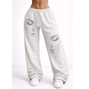 Pantalon de survêtement d'hiver pour femme, confortable, 100 % coton, coupe classique, imperméable, séchage rapide, pour l'entraînement physique, les tenues décontractées et la détente - Product Image 2