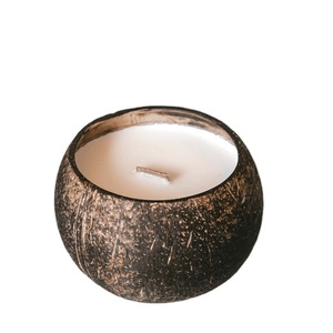 Juego de cuencos de calidad superior hechos a mano de coco Natural 100% ecológico orgánico sin pulir para bodas - Product Image 2