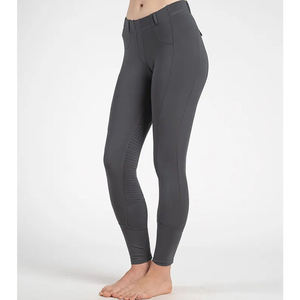 Culotte d'équitation personnalisée unisexe coupe ajustée taille élastique avec grip aux genoux - Product Image 6