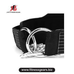 Leather Custom Strong Heavy Duty Breathable Non-Slip Buckle Dip <b>Belt</b> <b>Chain</b> Weight Lifting Strength Training Professional - Product Image 4