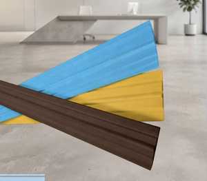 Perfil Decorativo de PVC Rígido de Alta Calidad, Taj Patti, para Paneles de Pared, Techos, Muebles, Decoración de Interiores, Personalizado OEM - Product Image 1