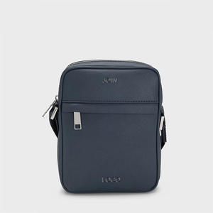 Saffiano Leather Messenger Bag <b>Men</b> Small Crossbody Shoulder Pouch Zipper Storage Pocket Casual Business Travel Bag - Product Image 5