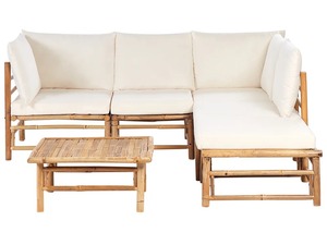 Boho Tropical Bamboo Furniture Sofa Set Wholesale Bamboo <b>Table</b> Coffee with Chairs Made in Vietnam by KingCraftViet - Product Image 3