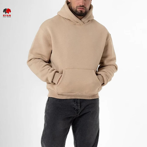 Forro polar de algodón suave, cálido, térmico, transpirable, ligero, grueso, con bolsillos, cremallera completa, cremallera parcial, puños acanalados, capucha ajustable - Product Image 2