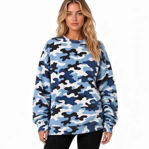 Sudadera Oversize para Mujer con Estampado de Hoja de Arce, Manga Larga, Holgada, de Algodón, Venta al por Mayor, Ropa de Moda Femenina - Product Image 2