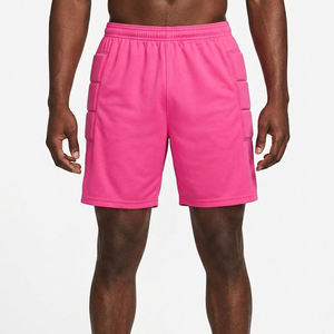 Pantalones Cortos Deportivos para Hombre, Color Rosa, Secado Rápido, Antibacterianos, Anti-UV, Talla Grande, Cintura Elástica, Color Sólido, Corte Regular, para Verano - Product Image 1