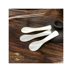 Cuchara de nácar VietChoice con mango largo, diseño vintage, pulido espejo, cuchara de concha duradera - Product Image 5