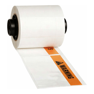 Étiquettes d'avertissement en polyester durable Brady avec adhésif ultra-agressif pour équipement industriel M6/M7 - Product Image 3