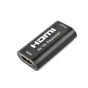 4k 40m Hdmi fêmea para acoplador fêmea 4k Hdmi repetidor extensor HDMI adaptador