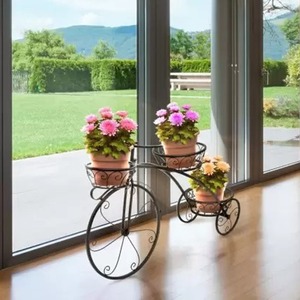 Maceta Moderna de Metal para Interiores, Diseño Creativo de Bicicleta, para Jardín, Balcón y Azotea - Product Image 6