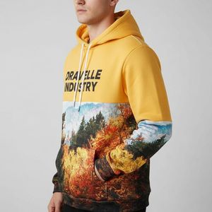 Sudadera con Capucha de Forro Polar Sublimado Informal de Invierno para Hombre con Logotipo Personalizado, 100% Poliéster, Ecológica, Transpirable, Servicio OEM - Product Image 4
