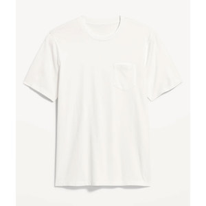 เสื้อยืดคอกลมแขนสั้นทรงปกติ สีพื้น คุณภาพสูง สำหรับผู้ชายและเด็กผู้ชาย ไซส์หลากหลาย ผลิตจากผ้าฝ้าย 100% แห้งเร็ว - Product Image 3