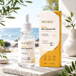 Sérum Ampoule Lifting Visage Coréen aux Micro-Spicules, Collagène Hydrolysé et Eau d'Éponge 30mL, Sans Parfum, Anti-Âge et Anti-Rides - Product Image 1