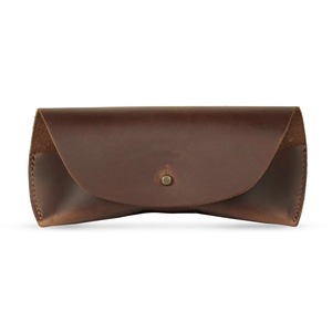 Handstitched Handmade Luxury Genuine Leather Protective Eyewear Cover Sunglasses Sleeve Wholesale LGC-0028 - Product Image 4
