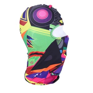 Pasamontañas Unisex para Exteriores, Cubre Rostro Completo, Multicolor, 100% Poliéster, Transpirable, Impermeable, con Estampado por Sublimación - Product Image 3