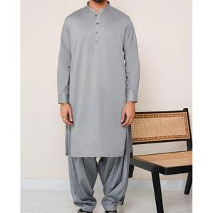 <b>Men</b> <b>Kurta</b> <b>Pajama</b> Set High Quality Fabric Custom Branding Traditional Islamic Wear Manufacturer 2026 - Product Image 1
