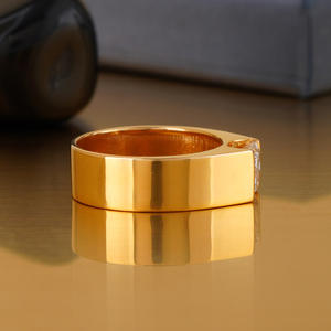 Anillo de Compromiso con Diamante Cultivado en Laboratorio, Corte Princesa, 2.05 CT, Oro 14K, VVS1-VVS2, DEF, Solitario, para Boda - Product Image 3