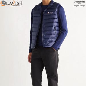 Chaleco Acolchado de Verano Personalizado para Hombre, Color Sólido, Cuello Alto, Ecológico, Transpirable, de Secado Rápido, Talla Grande, Informal - Product Image 2