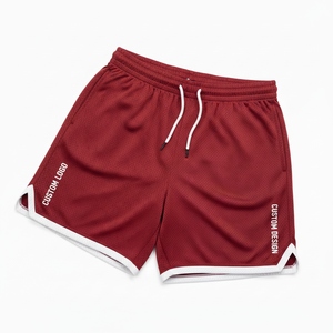 Pantalones Cortos Deportivos Personalizados de Malla de Poliéster para Entrenamiento Atlético, Proveedor OEM - Product Image 3