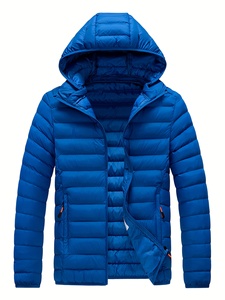 Men Winter Puffer Jacket Seamless Quilted <b>Thermal</b> Insulated Outerwear Custom Logo Coat Factory - Product Image 1