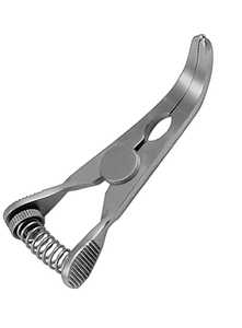 Pinza Hemostática Cruzada Curva de Acero Inoxidable Glover Atrauma Bulldog Premium para Cirugía Vascular, Instrumentos Médicos Manuales Clase Quirúrgica - Product Image 5