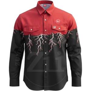 Chemises FR pour hommes, boutons-pression, 7,5 oz, résistantes à l'eau, ignifuges, respirantes, en coton, pour le soudage, vêtements de sécurité industriels pour hommes - Product Image 2