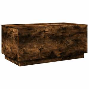 Tavolino da caffè in legno ingegnerizzato con finitura in rovere fumé 35,4x19,7x15,7 pollici - Product Image 3