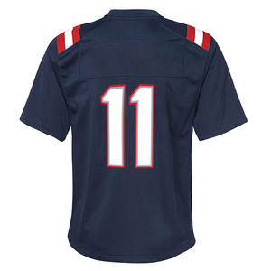 Camiseta de Fútbol Juvenil de Malla, Manga Corta, Ligera, Deportiva, para Entrenamiento, Partido, Ropa para Fanáticos, Cómoda, Duradera - Product Image 3