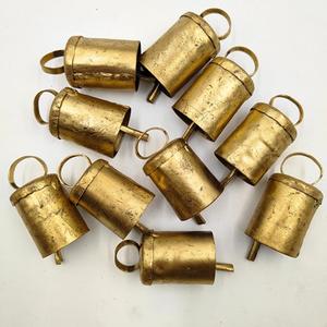 Nuevas Campanas de Metal Dorado con Diseño Personalizado, Pintadas a Mano, Estilo Antiguo, Precio al por Mayor, Día Nacional de la India - Product Image 1