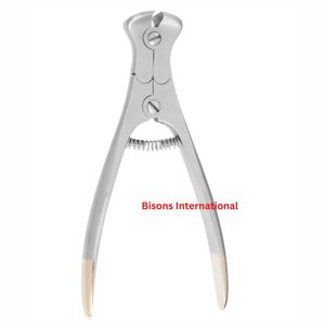 คีมตัดลวดเหล็ก K สำหรับศัลยกรรมกระดูกแบบแมนนวล ยี่ห้อ BISONS ผลิตจากสแตนเลส - Product Image 2