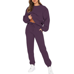 Conjunto Deportivo de 2 Piezas, Sudaderas con Decoración de Encaje, Personalizadas, al por Mayor de Fábrica, para Gimnasio y Actividades al Aire Libre - Product Image 5