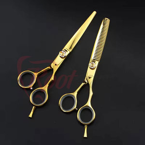 Vente flash - Sets de ciseaux de barbier en acier inoxydable - Sets de ciseaux de barbier à lame tranchante - Kit d'outils de barbier professionnels - Product Image 3